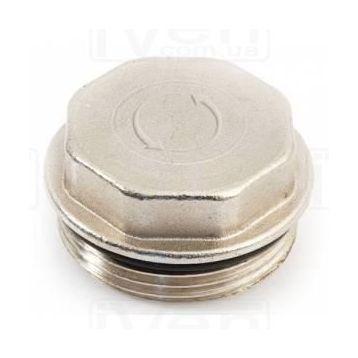 General Fittings Внешняя заглушка никелированная 1" с прокладкой General Fittings - 1