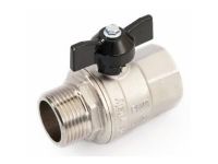 General Fittings Кран кульовий 1" ВН Standart"метелик" (7S00M2N101000A) General Fittings - 1