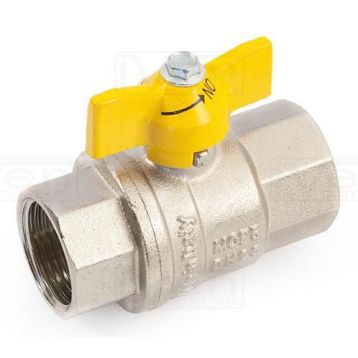 Кран General Fittings 3/4" ВВ полнопроходной"метелик" (7400M1N050500A) General Fittings - 1