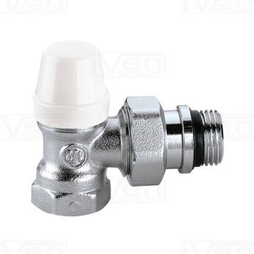 Кран радиаторный отсекающий угловой Caleffi 1/2" (431402)