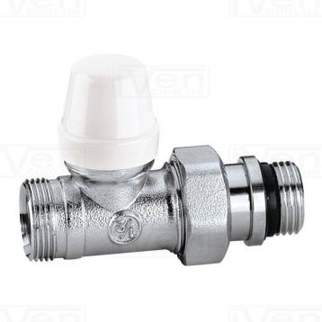 Кран радиаторный отсекающий прямой Caleffi М23х1/2" (343402)