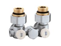 Кран для стального радиатора угловой Caleffi 1/2" (301341)