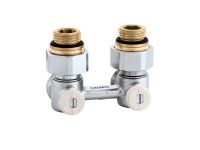 Кран для стального радиатора угловой Caleffi 1/2" (301140)