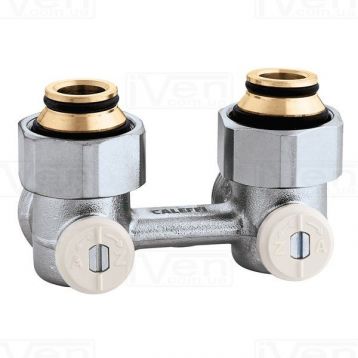 Кран для стального радиатора угловой Caleffi 3/4" (301150)