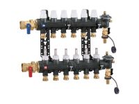 Caleffi из технополимера 1"x3/4" на 12 контуров в сборе (6716N1)