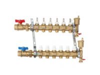 Caleffi латунный 1"x3/4" на 6 контуров в сборе (6686F5)