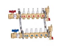 Caleffi латунный 1"x3/4" на 11 контуров в сборе (6686M5)