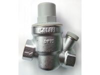 Редуктор давления воды Caleffi с отверстием для манометра Ø1/2" хром Max. 16 bar 1÷6 bar 40°С (533441)