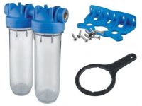 Atlas Filtri DP DUO TS (прозрачные) 1" OT (латунь) 10" KIT (RA1390701)