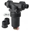 Магнітний фільтр-шламовідділювач Atlas Filtri FDM 2A 3/4"-1" 90°C/600 μ/3 bar (RE6170120)