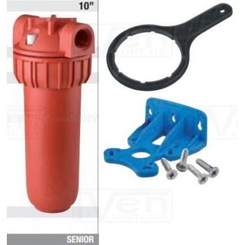 Atlas Filtri PLUS HOT 3P 3/4" (пластик) 10" (senior) AFP SX AB KIT (ZA111P064)