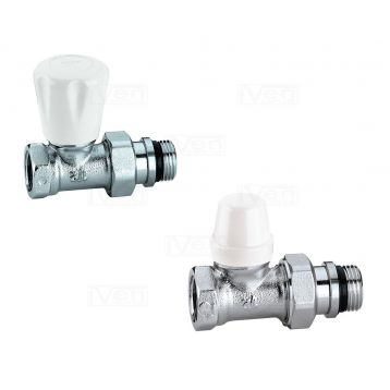 Комплект угловых радиаторных кранов Caleffi 1/2" (411431)