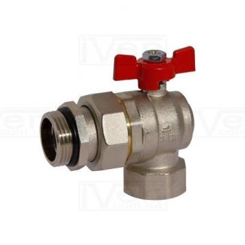 Кран шаровый BIANCHI F.lli S.p.A. 422R угловой с полусгоном 3/4" вн.-нар. (422R00050F)