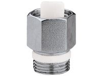 CALEFFI Обратный клапан латунный хромированный для воздухоотводчика 1/2" (561401) - 1