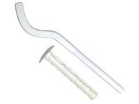 Кронштейн для алюмінієвого радіатора плоский білий Україна 8х170 мм