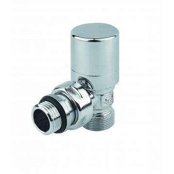 Кран-термостат кутовий Carlo Poletti ХРОМ d1/2" х 24-19 FIRST THERMO (V142111CB)