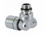 Кран-термостат трьохосьовий Carlo Poletti ХРОМ d1/2" DX (правий) FIRST CORNER (V176310CBDX)