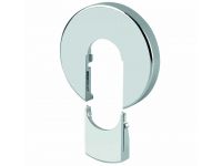 Накладка декоративна розбірна Carlo Poletti (пластик) d45 x 15 мм ХРОМ (A56955B)