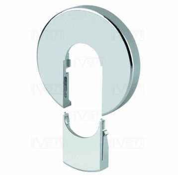 Накладка декоративна розбірна Carlo Poletti (пластик) d45 x 15 мм ХРОМ (A56955B)