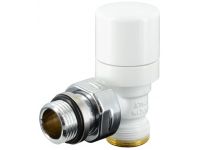 Кран-термостат кутовий Carlo Poletti БІЛИЙ d1/2" х 24-19 FIRST THERMO (V142111E)