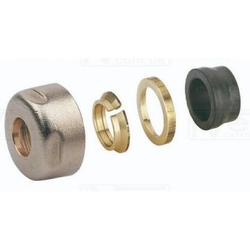 Гайка для медной трубы Carlo Poletti d15 мм x 3/4" EK НИКЕЛЬ (A33109QEK)