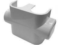 Декоративная накладка Carlo Poletti БЕЛАЯ для прямого клапана (V137) (A139500E)