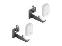 Комплект кріплення з регулюванням алюмінієвого радіатора T3 + QKT3 RAL9010 MB