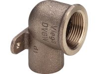 Viega GmbH Коліно настінне d15 x 1/2" В (бронза) 94472g (100223)