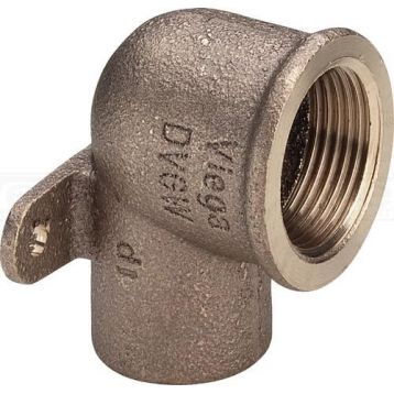 Viega GmbH Коліно настінне d15 x 1/2" В (бронза) 94472g (100223)
