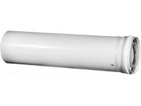 Дымоход коаксиальный удлинитель для традиционных котлов d80/125 Al+Fe. L-1м