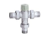 Термостатический клапан Caleffi d3/4" защита от ожога и с настройкой 30-50 °C (521713)