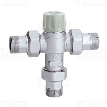 Термостатичний клапан Caleffi d3/4" захист від опіку і з налаштуванням 30-50 ° C (521713)