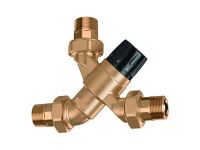 Термостатический клапан Caleffi d1" с настройкой 35-65°C (520060)