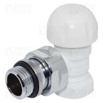 Термоклапан кутовий Carlo Poletti БІЛИЙ d1/2" FIRST THERMO (V141310E)