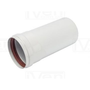 Труба подовжувач для турбованого газового котла d60mm алюміній L-250mm - 1