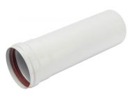 Труба подовжувач для турбованого газового котла d60mm алюміній L-500mm - 1