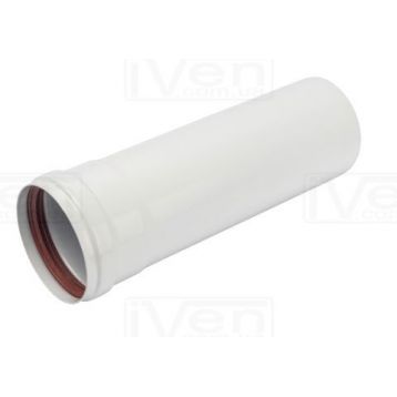 Труба подовжувач для турбованого газового котла d60mm алюміній L-500mm - 1