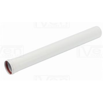 Труба подовжувач для турбованого газового котла d60mm алюміній L-1500mm - 1