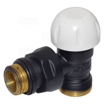 Термоклапан кутовий Carlo Poletti Srl BLACK MATTE Ø1/2" х 24-19 FIRST THERMO (V141111EFS9005O)