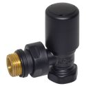 Кран радіаторний вентильний кутовий Carlo Poletti BLACK MATTE d1/2" FIRST (V140310EFS9005O)