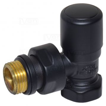 Кран відсікаючий кутовий Carlo Poletti BLACK MATTE d1/2" FIRST (V140410EFS9005O)