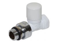 Кран отсекающий прямой Carlo Poletti Белый d1/2" FIRST (V140810E)