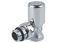 Кран радіаторний кутовий Carlo Poletti Хром d1/2" FIRST (V140310CB)