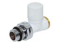 Кран отсекающий прямой Carlo Poletti Белый d1/2" х 24-19 FIRST (V140611E)