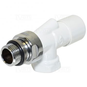 Кран відсікаючий реверсивний Carlo Poletti Білий d1/2" FIRST REVERSA (V19910E)