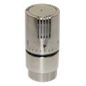 Термостатична головка (рідинний сенсор) Carlo Poletti BRUSH SILVER M30 x 1,5 (A49800J)