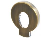 Накладка декоративная разборная Carlo Poletti (пластик) d45 x 15 мм BRUSH BRONZE (A56955M)