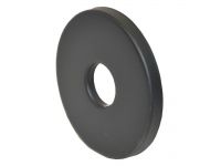 Накладка декоративна Carlo Poletti (латунь) d55 x 15 мм BLACK MATTE "MINIMALIST" (A56804EFS9005O)