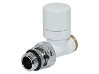 Кран-термостат прямий Carlo Poletti БІЛИЙ d1/2" х 24-19 FIRST THERMO (V142511E)