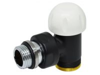 Термоклапан угловой Carlo Poletti BLACK MATTE Ø1/2" х 24-19 COMPACT-THERMO-V1 (V151111EE9005O / EFS)